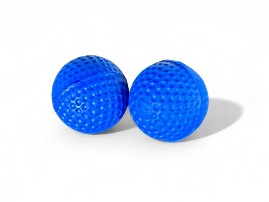 Blue Neon Gripper Combo Chop Cup Balls (Set of 2) by Timco Magic