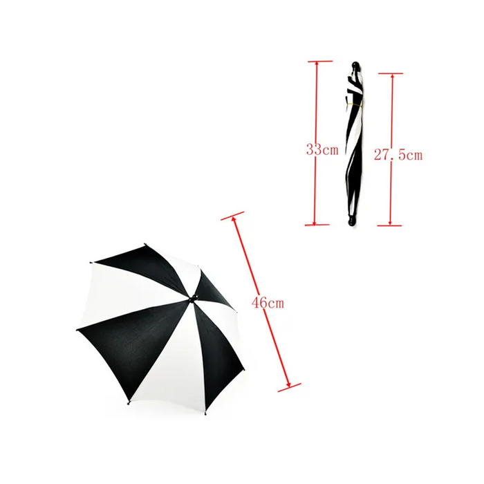 17" Parasol Production (Black and White)