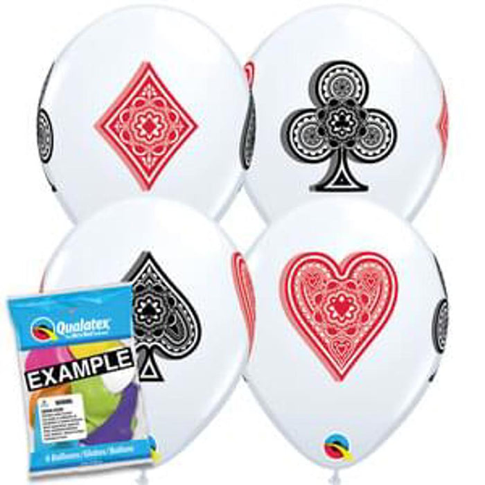 11-Inch Card Suit Balloons
