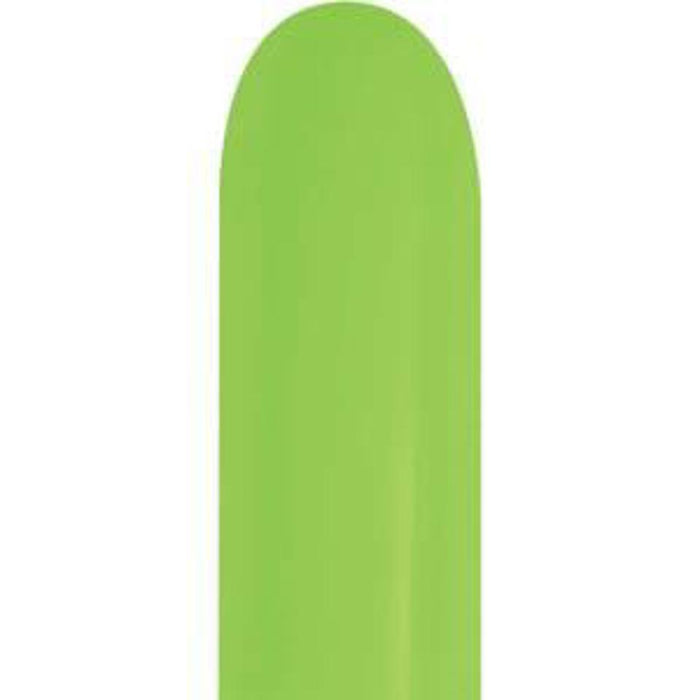 260-Neon Green Sempertex Balloons-50 pcs