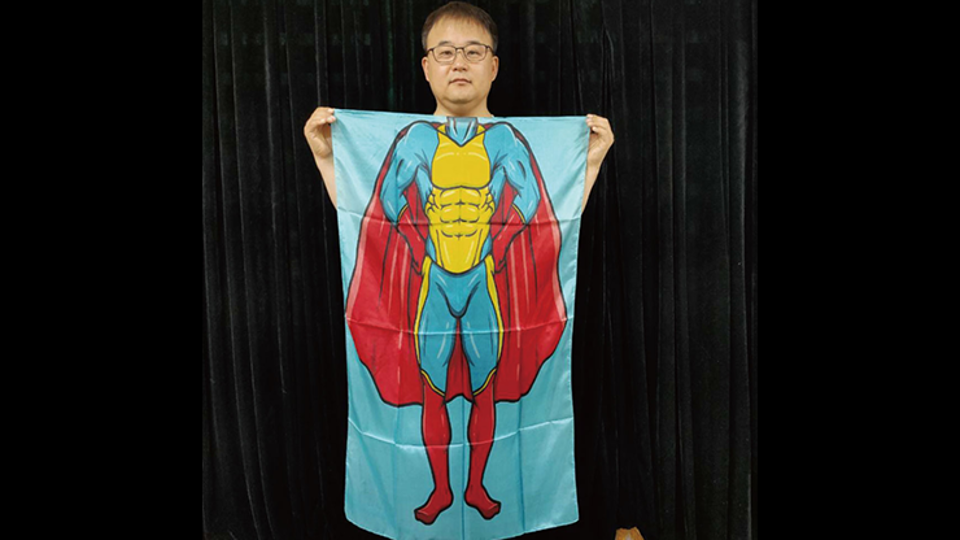 Character Silk 35" x 43" (Super Boy) by JL Magic