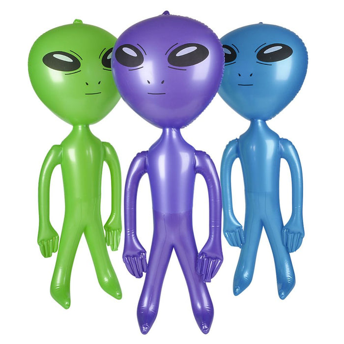 36" Pearlized Alien Inflate (Dozen)