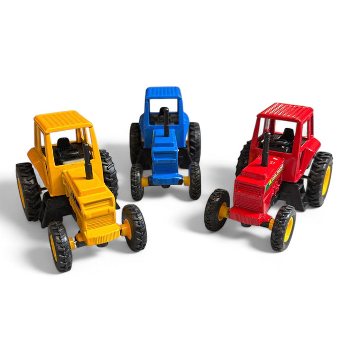 3.75" Die-Cast Pull Back Farm Tractors (Dozen)