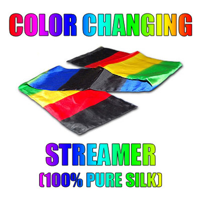 Color Changing Streamer 100% Silk by Vincenzo Di Fatta