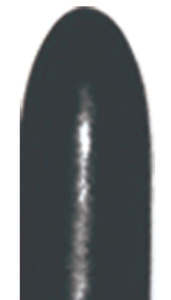 160-Deluxe Black, Sempertex Balloons-100 pcs