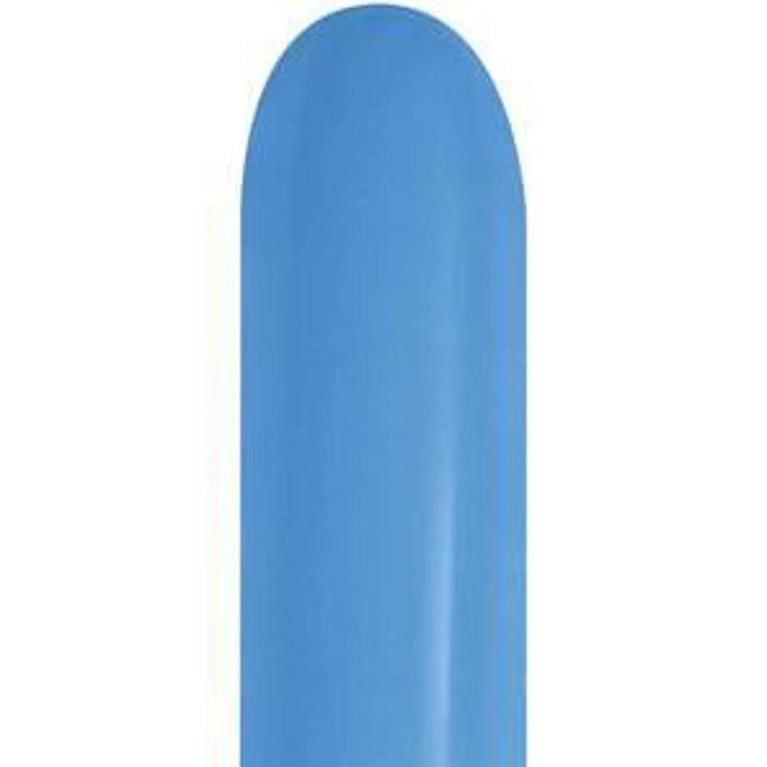 260-Neon Blue Sempertex Balloons-50 pcs