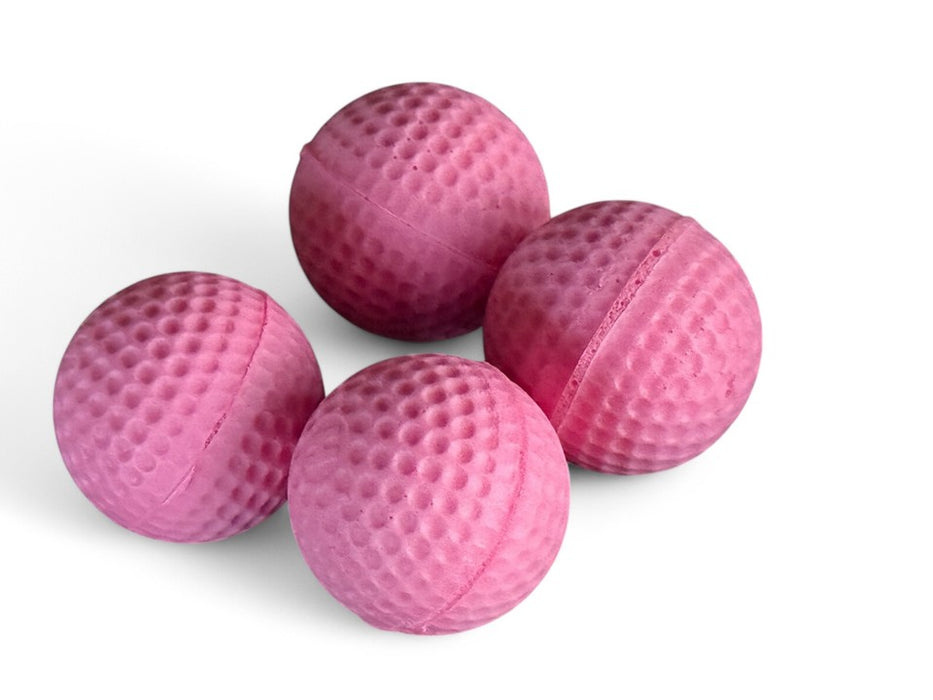 Pink Neon Gripper Combo Chop Cup Balls (Set of 4) by Timco Magic