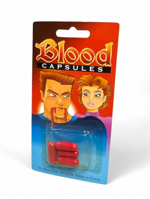 Prank Blood Capsule 4-Count (Dozen)