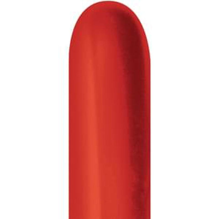 260-Reflex Crystal Red, Nozzle Up Sempertex Balloons-50 pcs