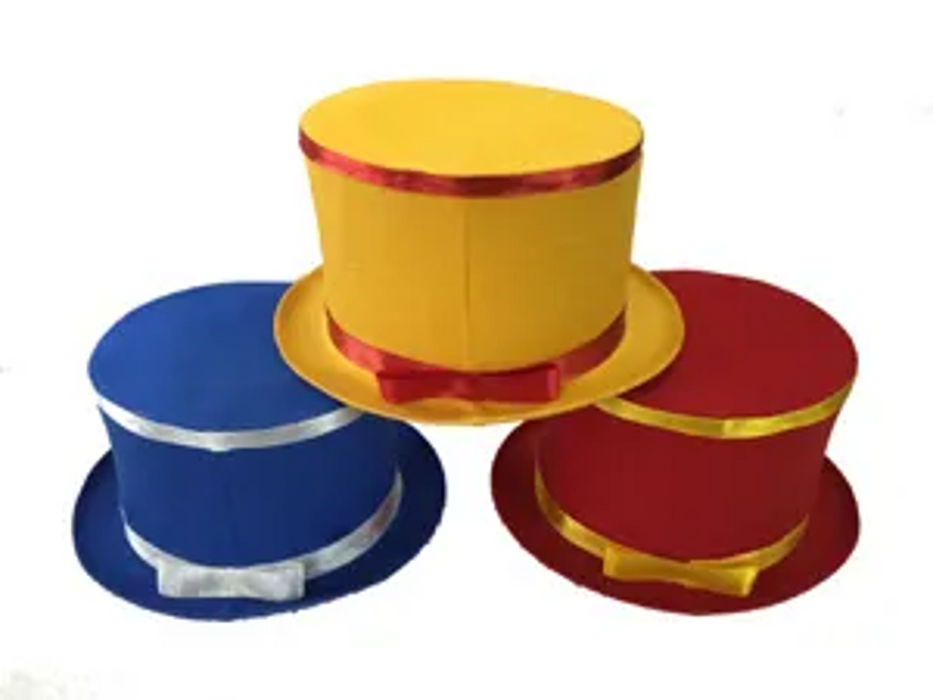 Folding Top Hat- Red