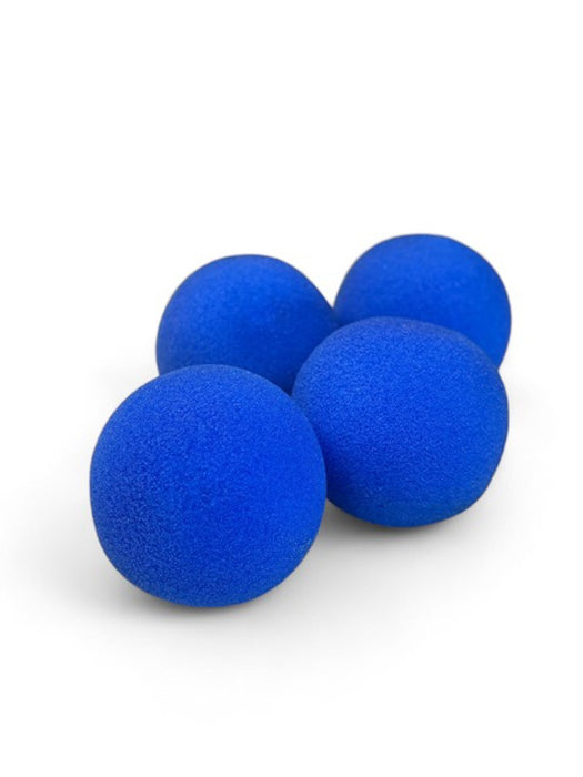 1.5" Super Soft Blue Sponge Balls (Set of 4)