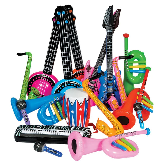 10-42" Inflatable Rock Band Instrument Kit (24 pcs)