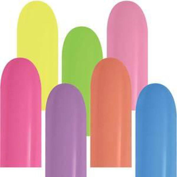 260-Pastel Matte Assorted Nozzle Up Balloons