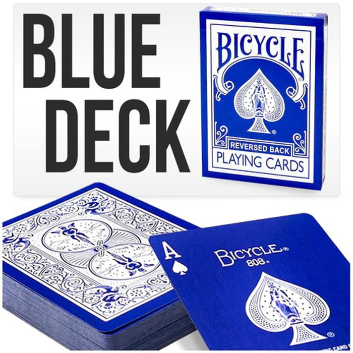 Reversed Back Bicycle Deck-Blue