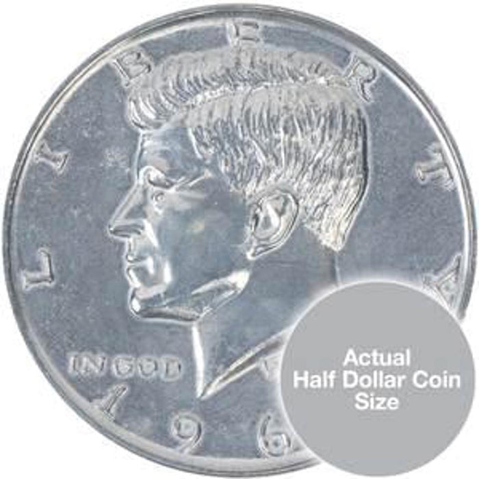 Jumbo 3-Inch Half-Dollar