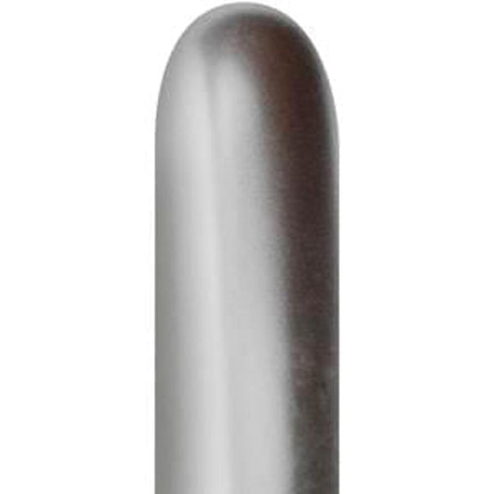 260-Reflex Silver Sempertex Balloons-50 pcs