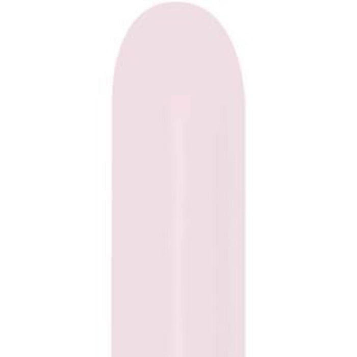 260-Pastel Matt Pink, Nozzle Up Sempertex Balloons-50 pcs