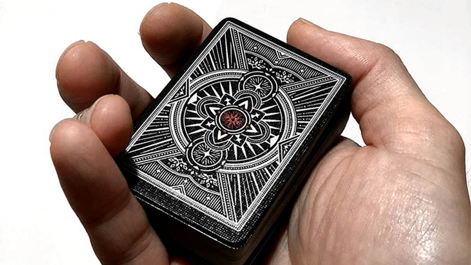 Mini Agenda Playing Cards-Black