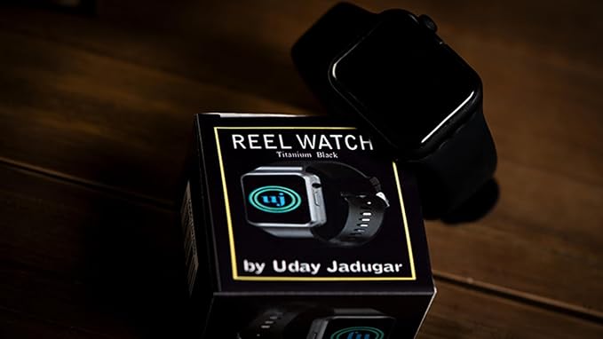 REEL WATCH Titanium Black with black band smart watch (KEVLAR)