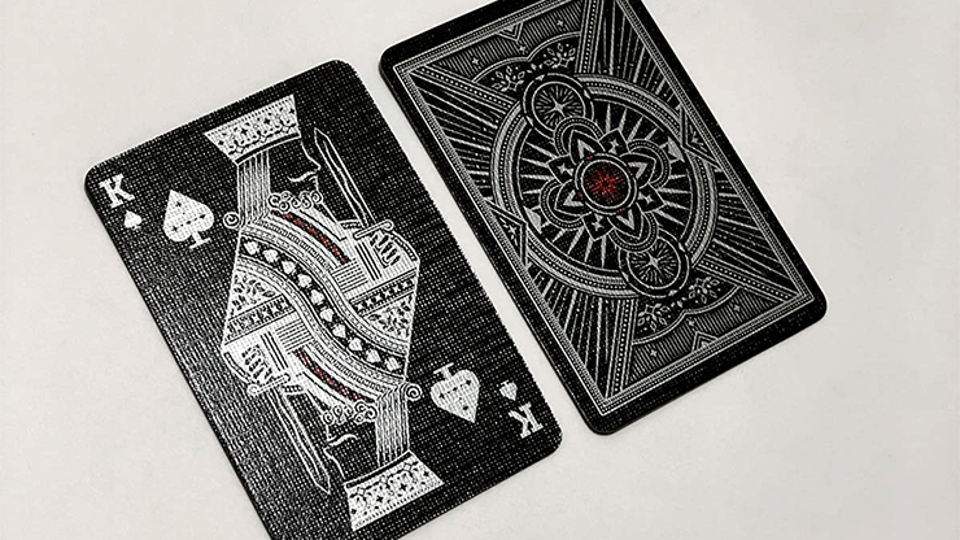 Mini Agenda Playing Cards-Black