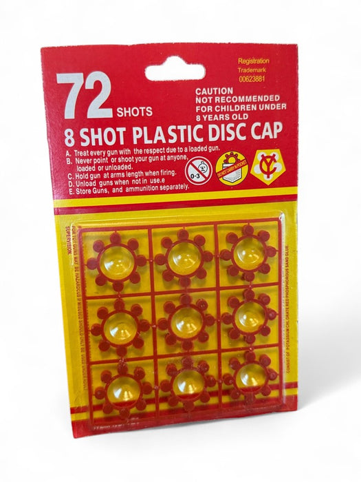 8 Shot Plastic Ring Caps (72 shots)