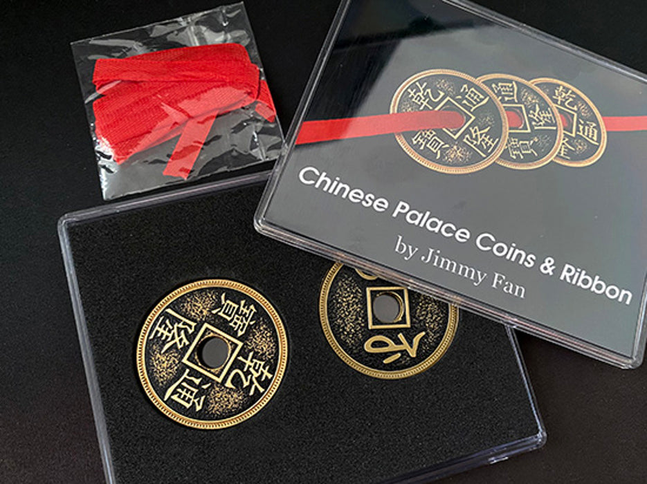 Chinese Palace Coins and Ribbon by Jimmy Fan