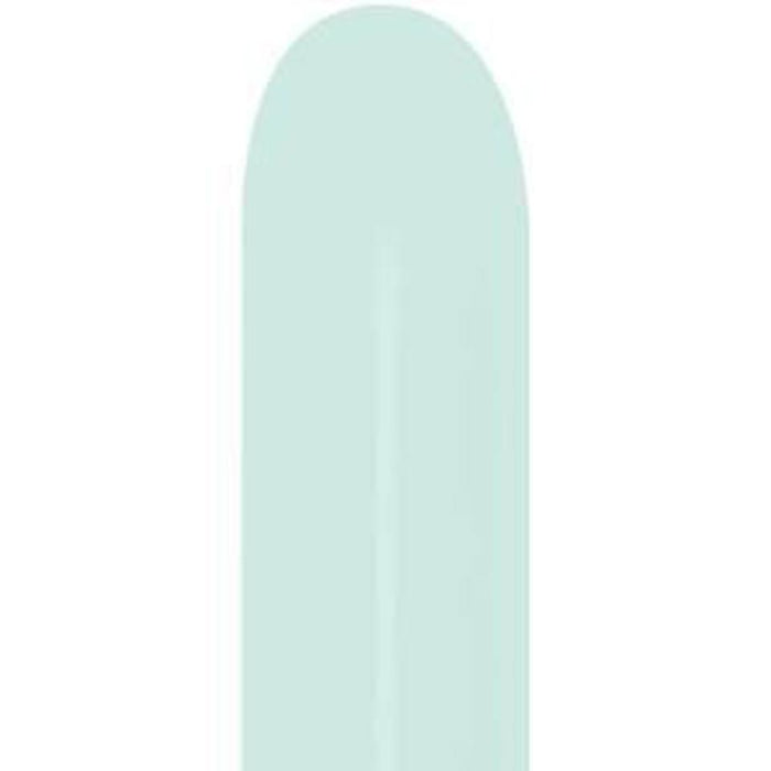 260-Pastel Matte Green, Nozzle Up Sempertex Balloons-50 pcs