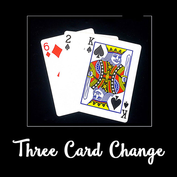 Three Card Change (Red)
