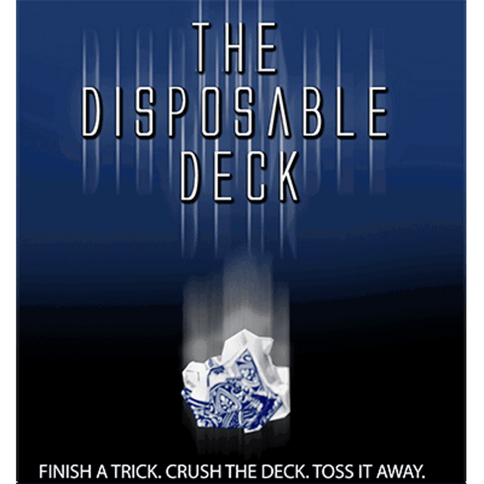 Disposable Deck 2.0 (BLUE) by David Regal