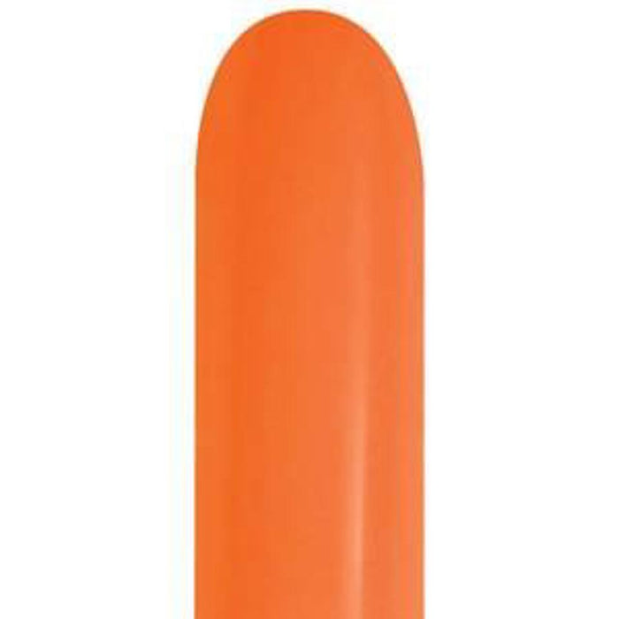 260-Fashion Orange, Nozzle Up Sempertex Balloons-50 pcs