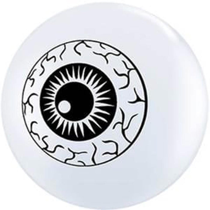 5 Inch Halloween Eyeball Top Print Balloons
