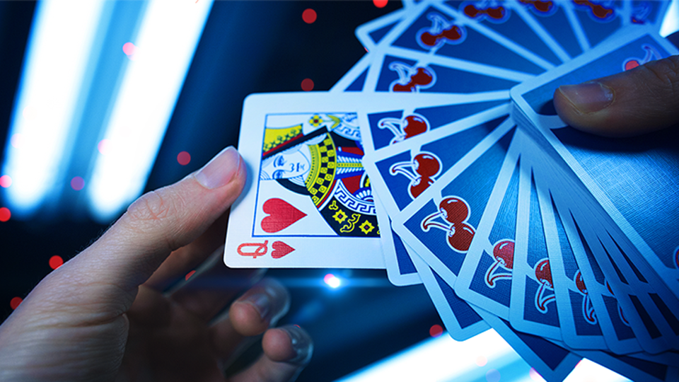 Cherry Casino (Tahoe Blue) Playing Cards