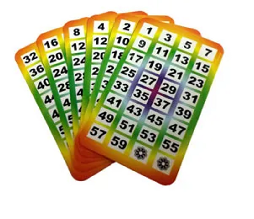 Age Cards Multicolor-Pack of 100