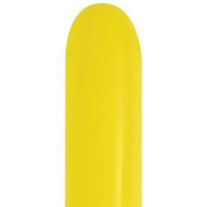 160-Fashion Yellow Sempertex Balloons-100 pcs