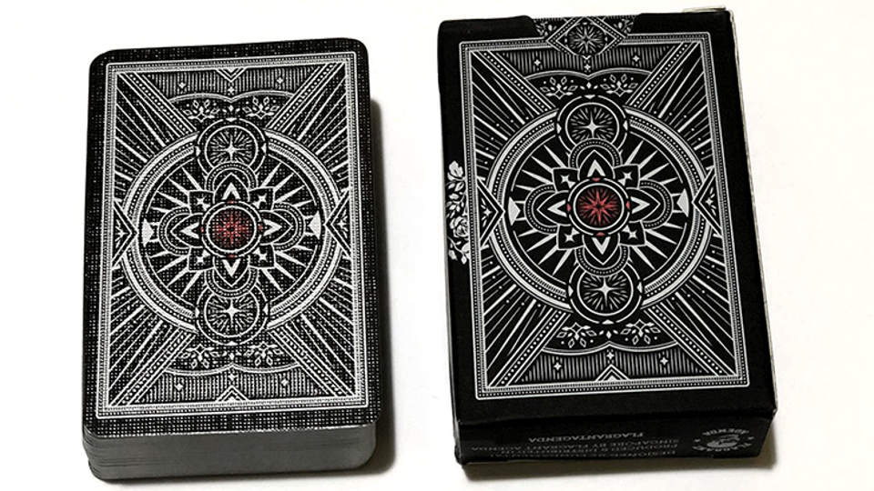 Mini Agenda Playing Cards-Black