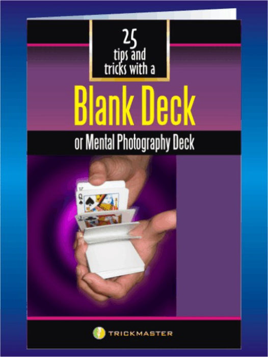Blank Deck Booklet
