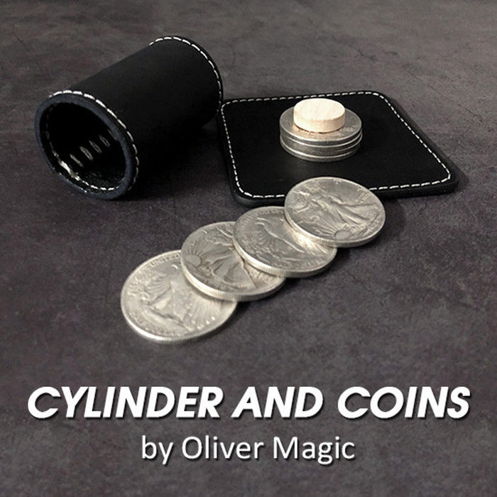 Cylinder and Coins by Oliver Magic (Deluxe Set)