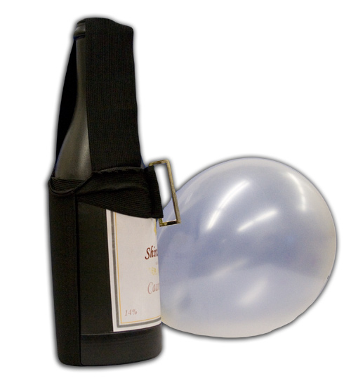 Appearing Champagne Bottle from Balloon