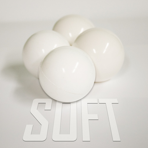 Multiplying Billiard Balls (soft rubber) White