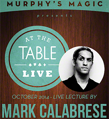 At the Table Live Lecture Mark Calabrese 10/29/2014 video DOWNLOAD