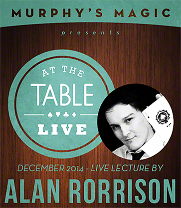 At the Table Live Lecture Alan Rorrison 12/10/2014 video DOWNLOAD