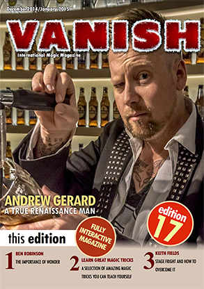 VANISH Magazine December 2014/January 2015 Andrew Gerard eBook DOWNLOAD
