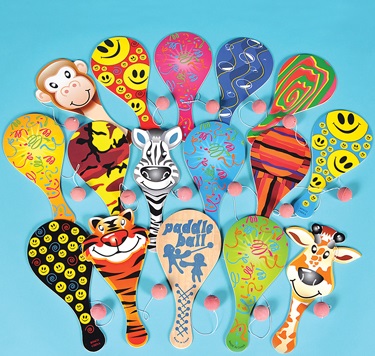 9\" Paddle Ball Assortment (case of 300)