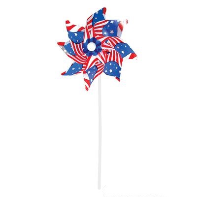 6" STARS AND STRIPES PINWHEEL (case of 288)