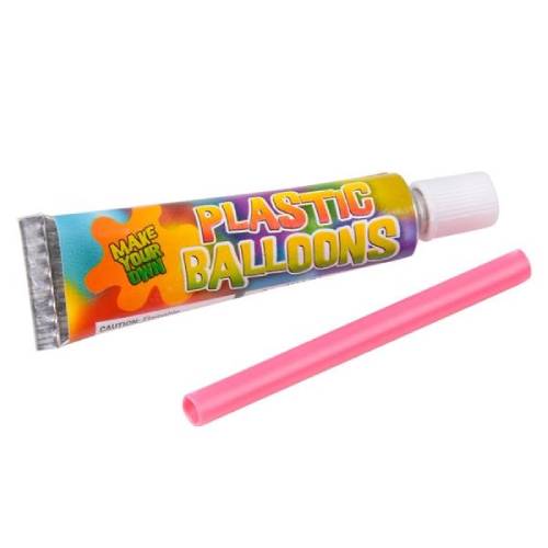Plastic Balloons Tube and Straw (Individually Packaged)