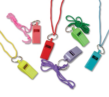 Neon Whistle 2 inch