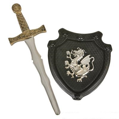 2 PC Medieval Knight Play Set - Case of 36
