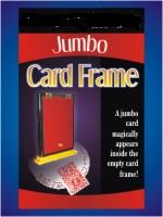 Jumbo Card Frame Wood (watch video)