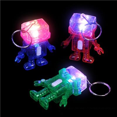 2" Light Up Robot Key Chain (case of 288)
