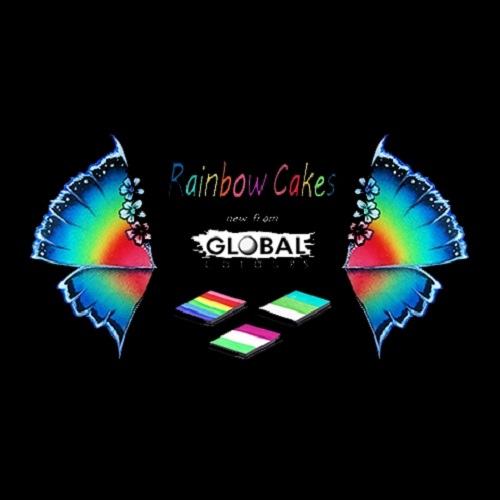 Global Rainbow Cake Single Colors 50 Gram
